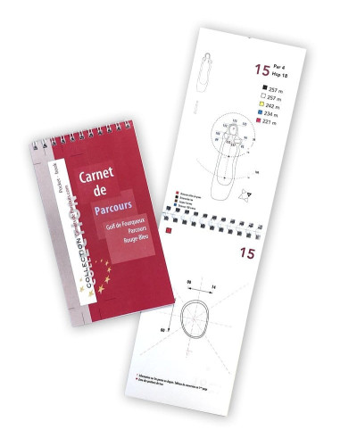 Pocket Book Golf de Fourqueux - Rouge Bleu