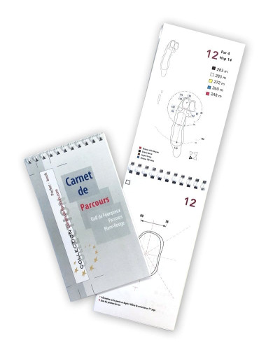 Pocket Book Golf de Fourqueux - Blanc Rouge