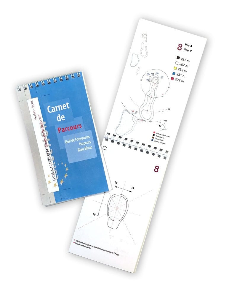 Pocket Book Golf de Fourqueux - Bleu Blanc