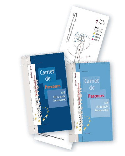 Pack Pockets Book Golf RCF La Boulie