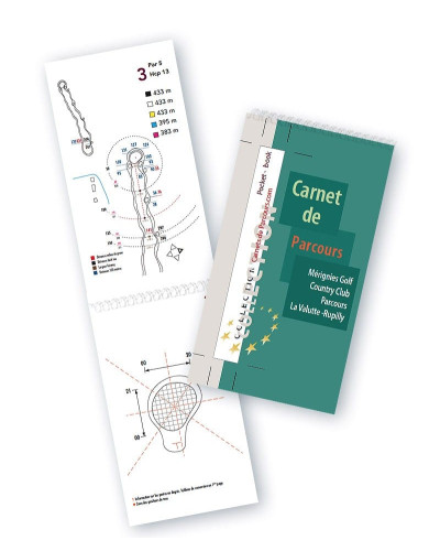 Pocket Book Golf de Mérignie - Parcours La Valutte-Rupilly