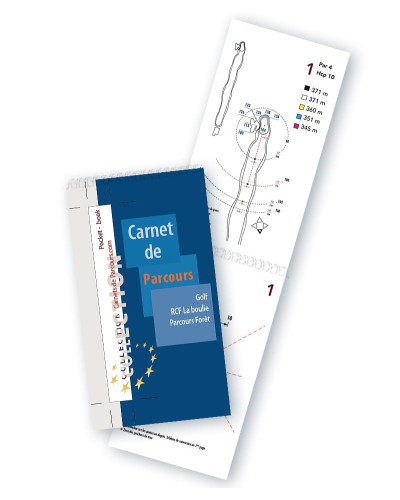 Pack Pockets Book Golf RCF La Boulie