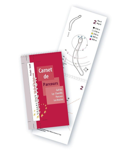 Pack Pockets Book Golf du Lys Chantilly
