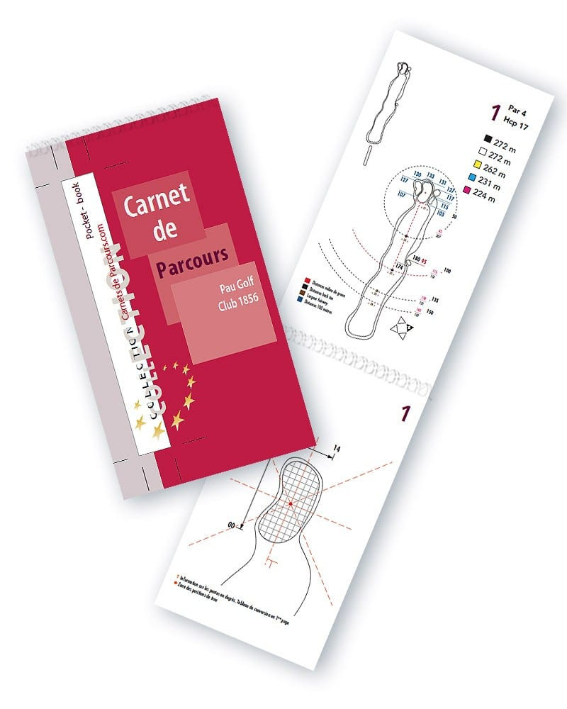 Pocket Book Golf de Pau Golf Club 1856