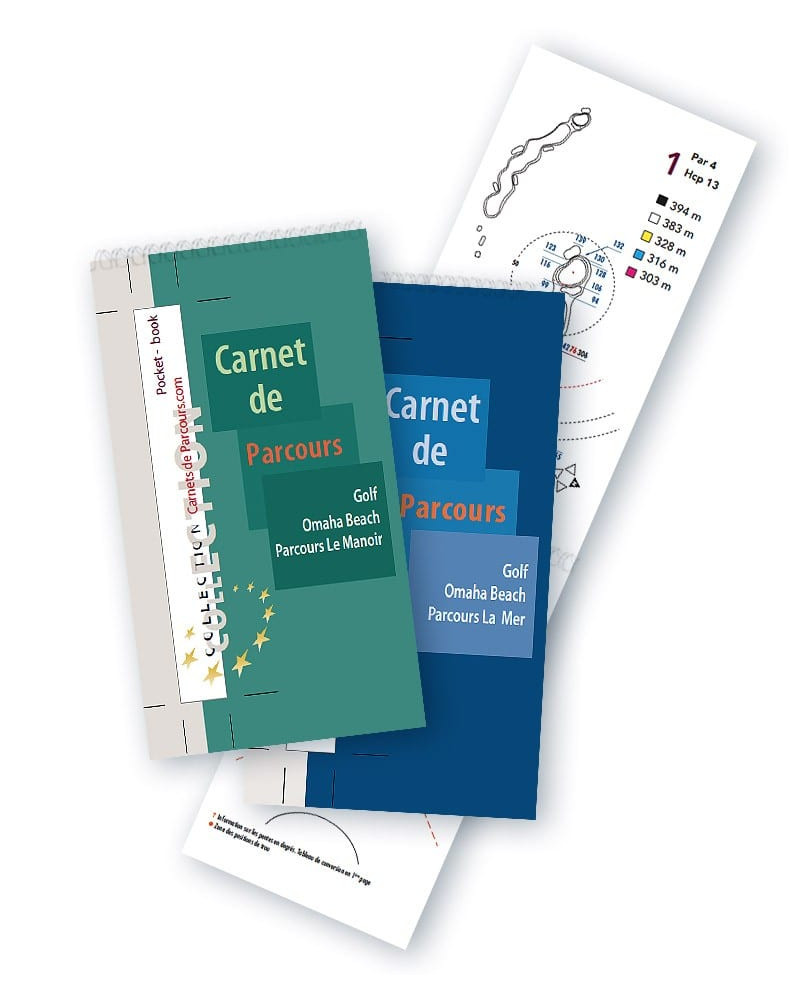 Pack Pockets Book Golf d'Omaha Beach - Parcours la Mer et le Manoir