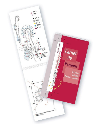 Pocket Book Golf Club les Aisses - Parcours la Canne