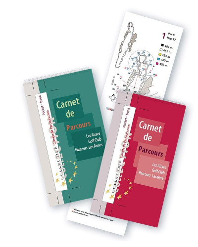 Pack Pockets Book Golf Club les Aisses - Parcours les Aisses et la Canne