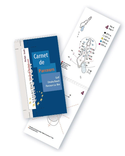 Pack Pockets Book Golf d'Omaha Beach - Parcours la Mer et le Manoir