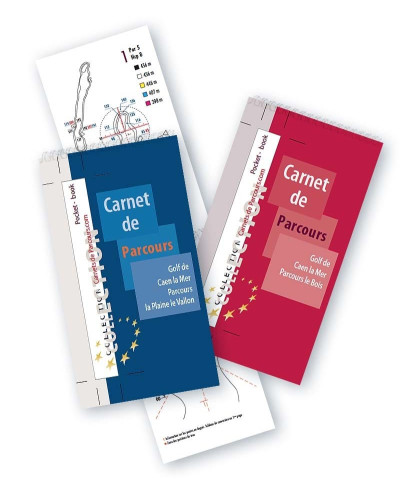 Pack Pocket Book Golf de Caen la Mer - Parcours Plaine-Vallon et le Bois