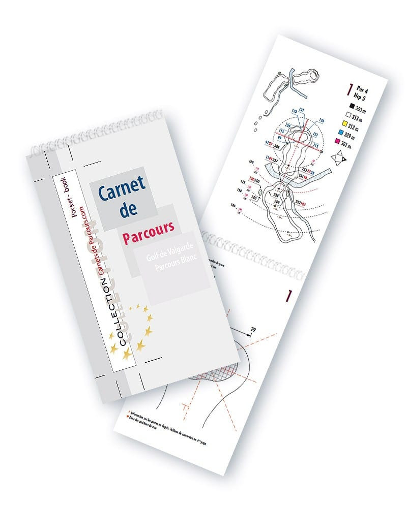 Pocket Book Golf de Valgarde - Parcours Blanc