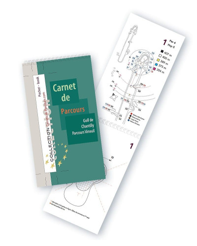 Pocket Book Golf de Chantilly - Parcours Vineuil